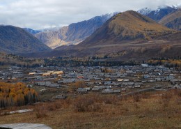 新疆深秋风光图片