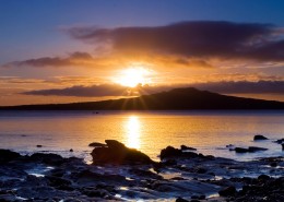 海边斜阳风景图片大全