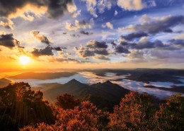 壮丽的日出风景图片