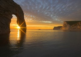 温馨的晚霞与朝霞图片