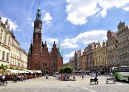 波兰弗罗茨瓦夫城市风景图片