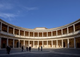 西班牙阿尔罕布拉宫建筑风景图片