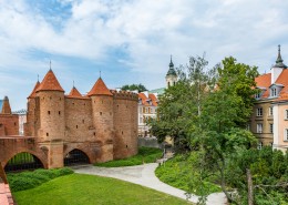波兰首都华沙城市风景图片