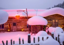 黑龙江雪乡风景图片