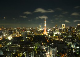 日本东京的夜景图片