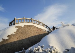 安徽安庆天竺山雪景图片
