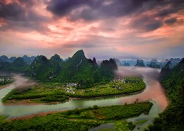 广西桂林漓江风景图片