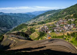 广西龙脊梯田风景图片