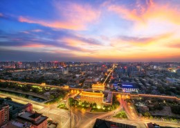 陕西西安城市夜景图片