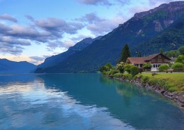 瑞士布里恩茨湖风景图片