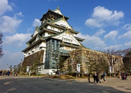 日本大阪石头城风景图片大全
