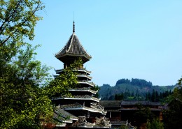 贵州肇兴侗寨风景图片