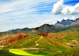 青海门源风景图片