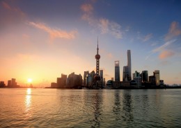 上海外滩的早晨风景图片