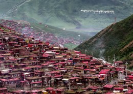 四川色达佛学院风景图片