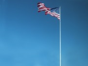 随风飘扬的美国国旗图片大全