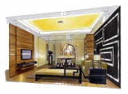 北京富力湾手绘透视图c1图片