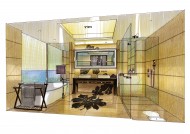 北京富力湾手绘透视图c1图片