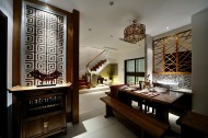 荷塘月舍样板间设计-叶强作品图片