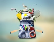 旅游主题元素设计图片大全