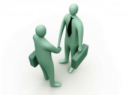 3D小人商务系列（1024x768）图片