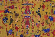 人物刺绣图案图片