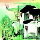 江南水乡春天水墨图片大全