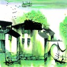 江南水乡春天水墨图片大全