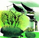 江南水乡春天水墨图片大全