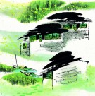 江南水乡春天水墨图片大全