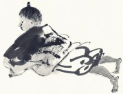 传统男性形象绘画图片