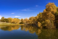 内蒙古乌兰布统公主湖自然风景图片