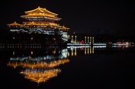 陕西西安大唐芙蓉园美丽夜景图片大全