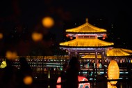 陕西西安大唐芙蓉园美丽夜景图片大全