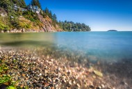 加拿大马蹄湾海边风景图片