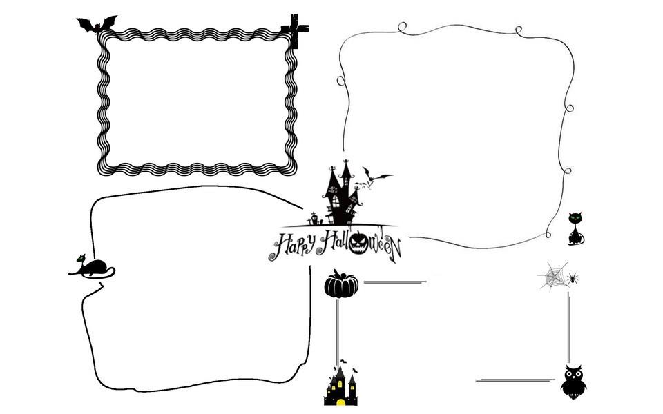 万圣节手抄报图片大全