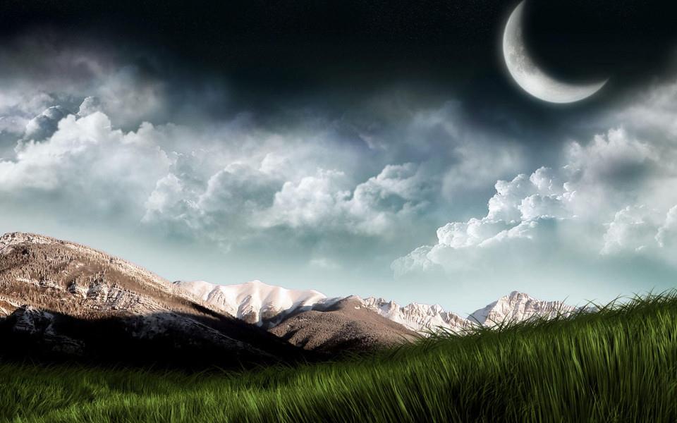 创意星球美景设计高清图片