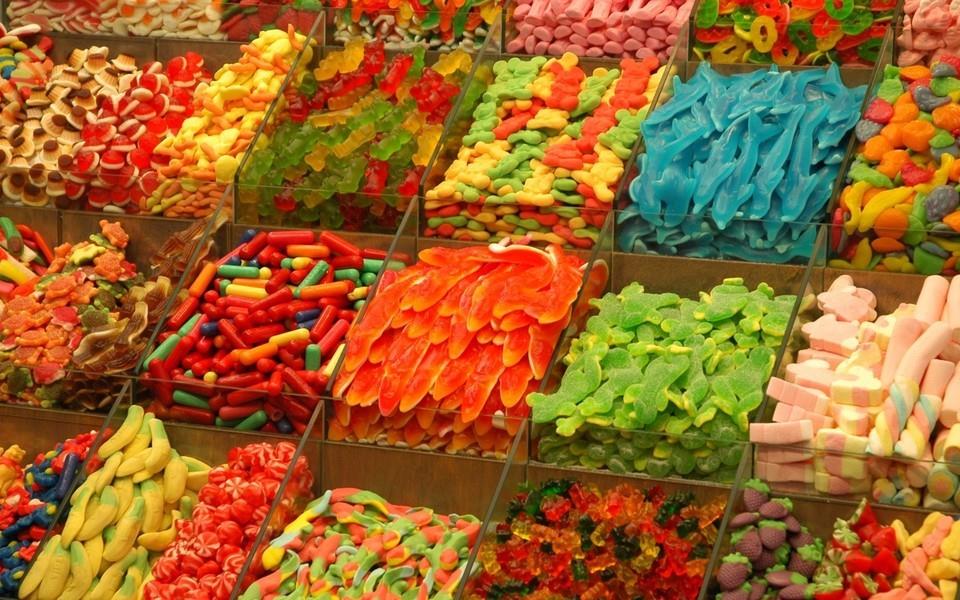 彩色糖豆背景图片大全