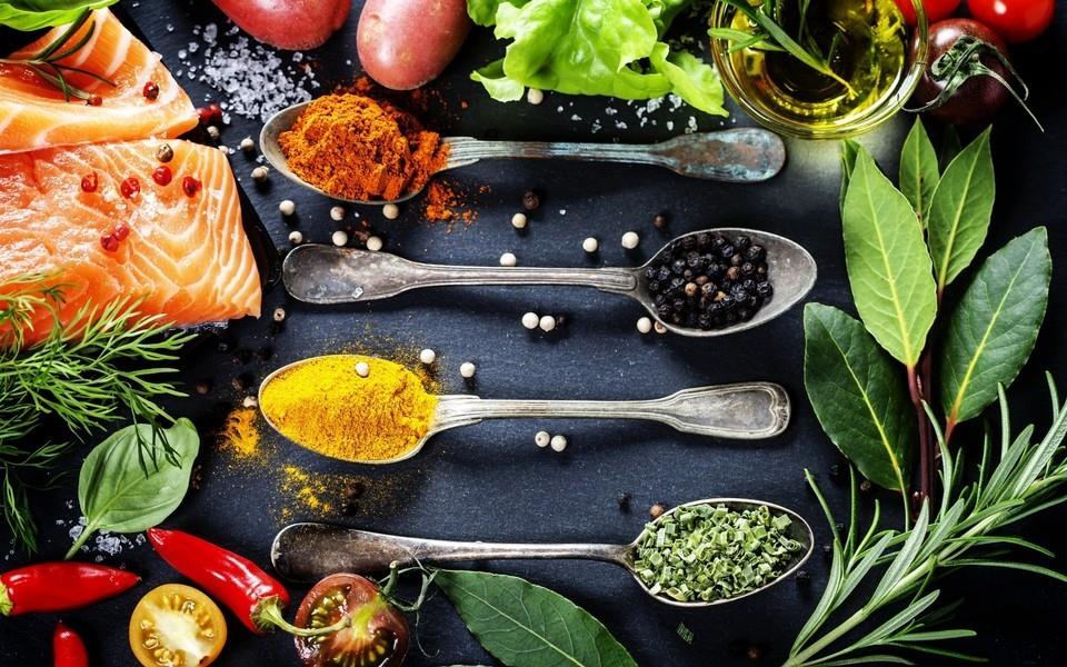 厨房香草调料高清图片