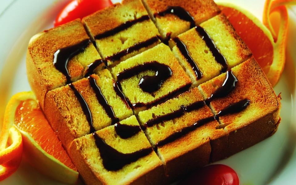 营养美味的吐司高清图片