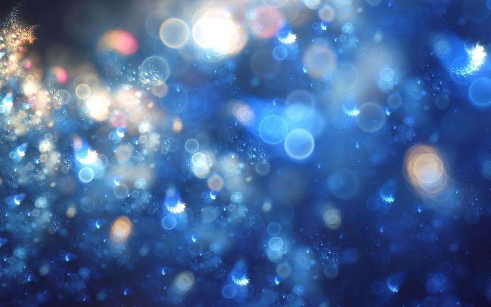 朦胧灯光闪烁背景图片