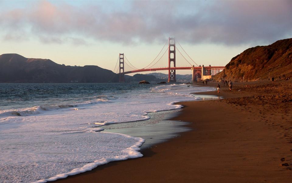 金门大桥图片 高清唯美金门大桥图片