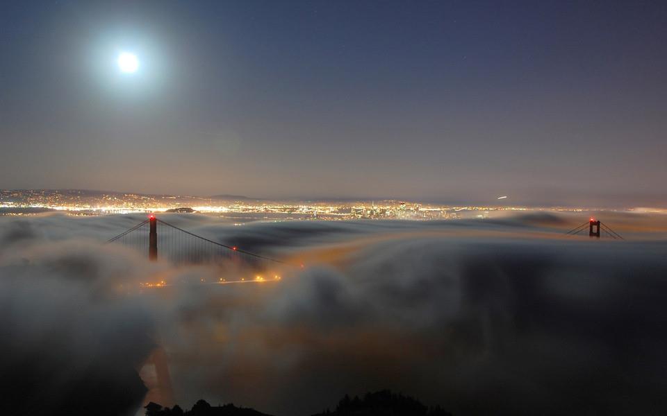 金门大桥图片 高清唯美金门大桥图片