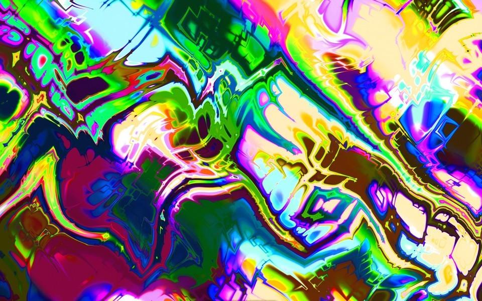 简约设计混乱彩色背景图片