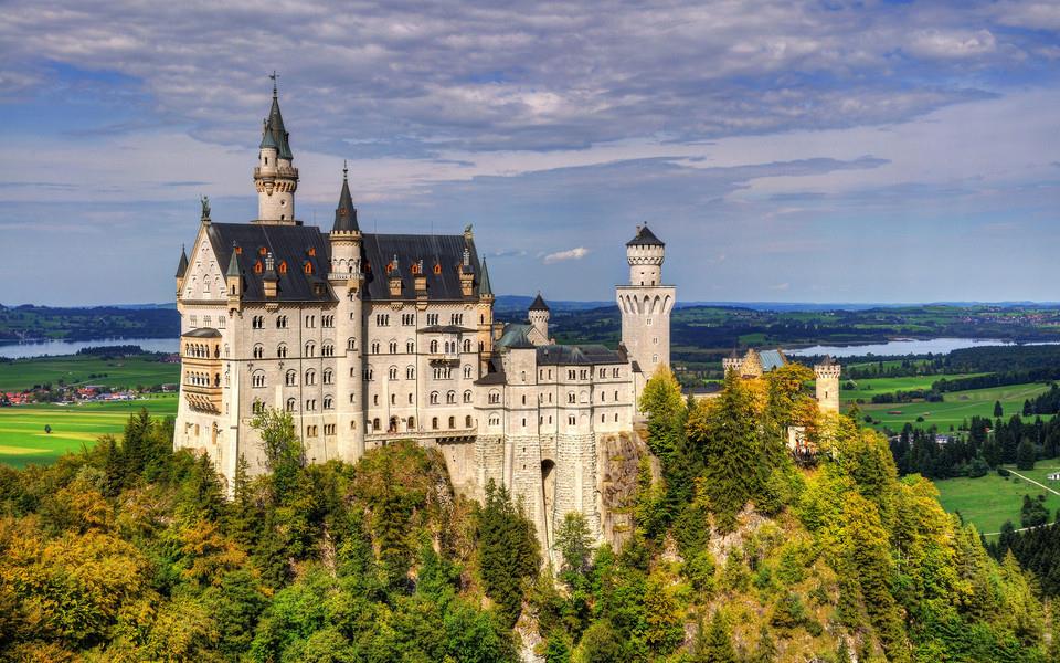 德国新天鹅城堡图片 唯美的新天鹅城堡