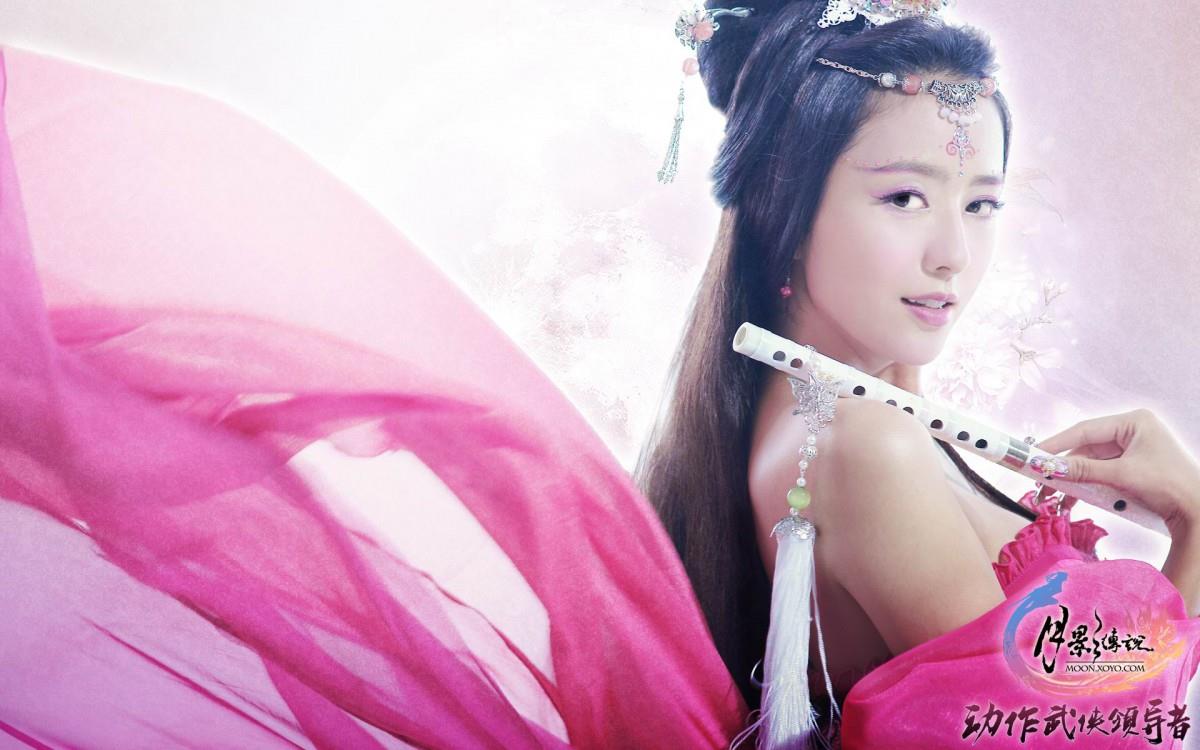 月影传说佟丽娅代言图片