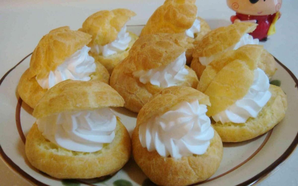 美食泡芙图片