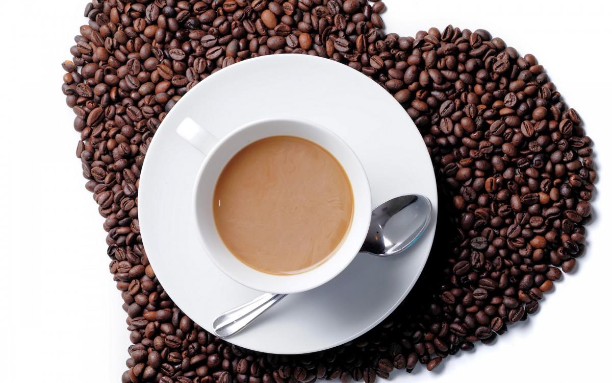 情侣心形图案咖啡图片大全