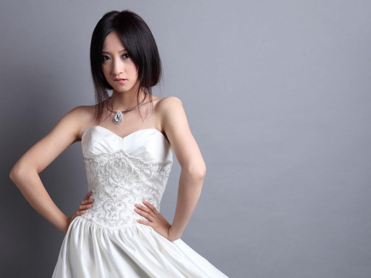 王若涵婚纱图片