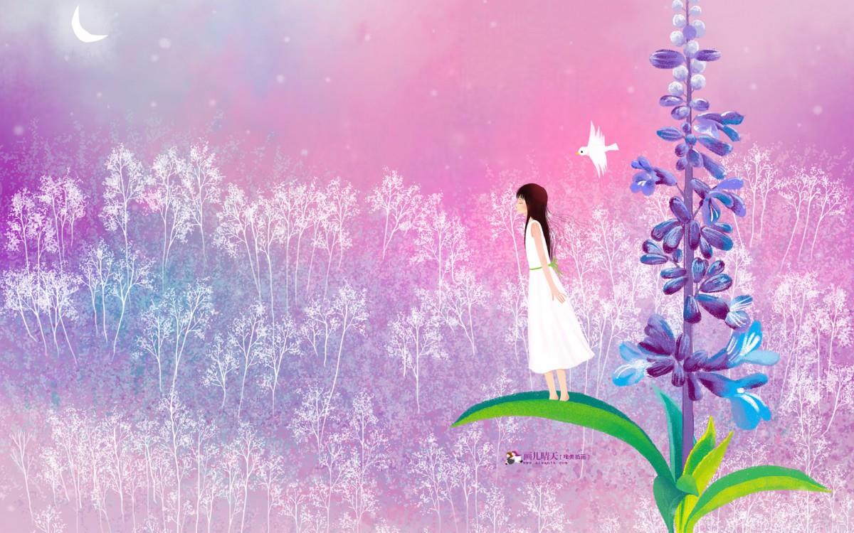 画儿晴天少女图片大全